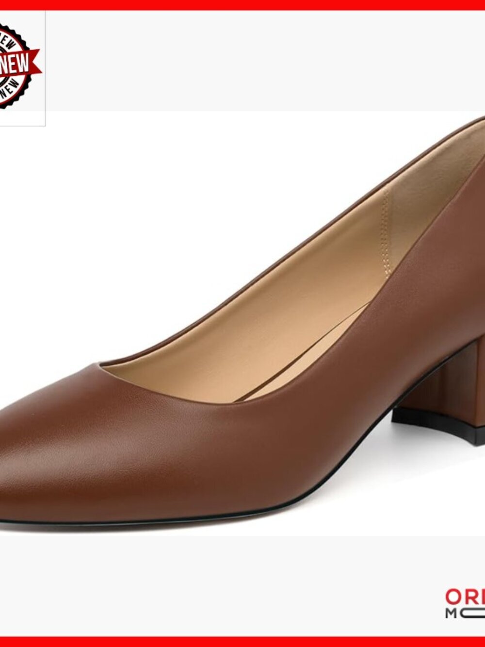 Women's Chunky Block Heel Pumps Round Toe Dress Shoes 2 Inch Low Heel